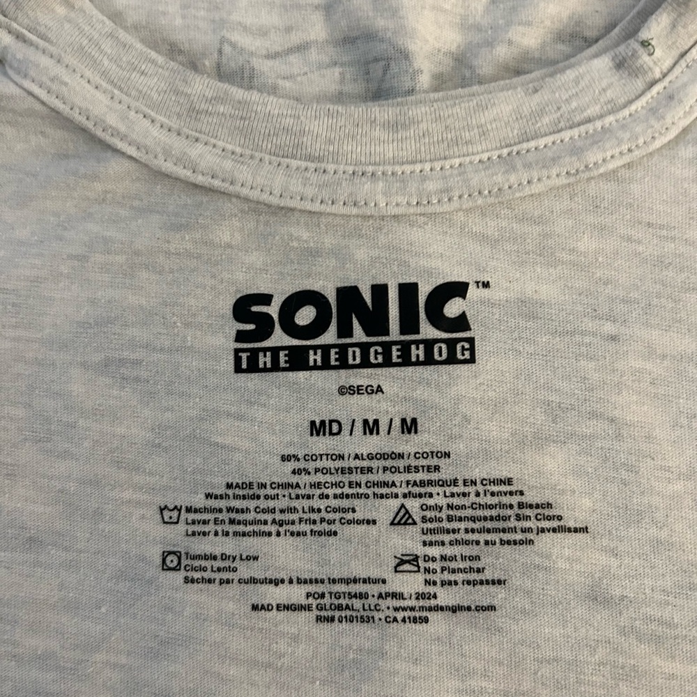 Sonic the hedgehog baby tee - Picture 3 of 3